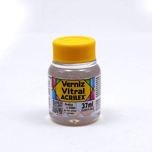 Verniz Acrilex Vitral Incolor Ref.08140 - c/37ml