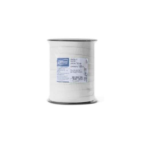 Elástico para MÁSCARA Zanotti Jaraguá Branco 15 - 14mm c/100m