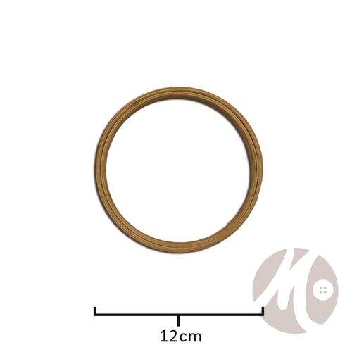 Bastidor Comum para Bordado de Madeira  12cm - Unidade