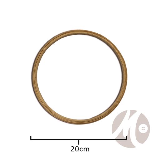 Bastidor Comum para Bordado de Madeira  20cm - Unidade