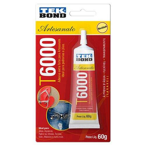 Cola Artesanato Tek Bond T6000 - c/60g