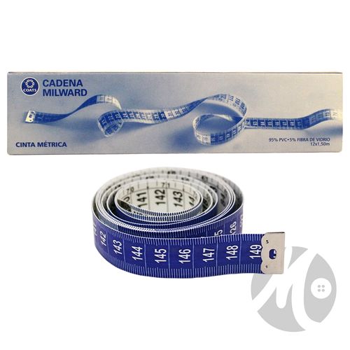 Fita Métrica Coats Corrente 1,5m Caixa com 12un