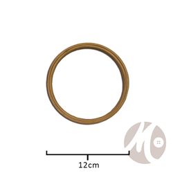 Bastidor Comum para Bordado de Madeira  12cm - Unidade